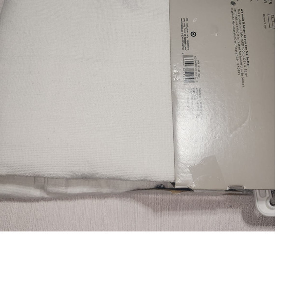 project 62 shower curtain 100% cotton 72 x72 gray plaid - Picture 3 of 6